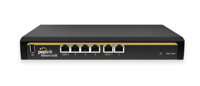 Peplink Balance 20 Wired Wan and 3G/4G Failover Router Hardware Revision 8 - Click Image to Close